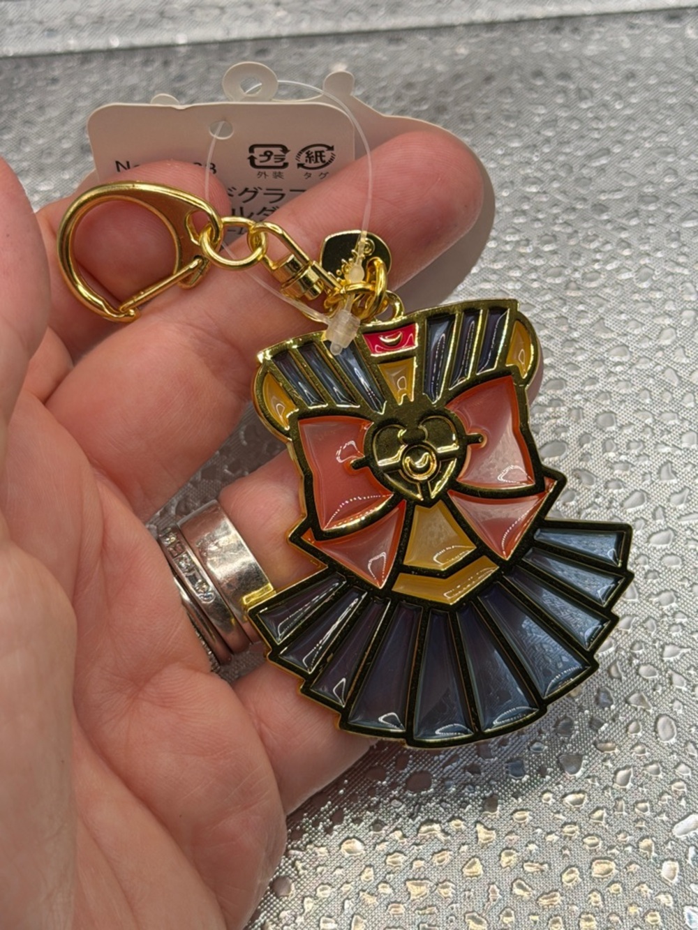2018 Sailor Moon Princess One Spoon Stained Glass Bag Charm/Keychain/Trinket